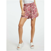 Cream-pink womens patterned shorts ORSAY