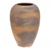 Autronic Keramična vaza Ceramic vase - height 29 cm, rounded, beige-grey (VZ9211-S)