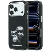 Premium ovitek Karl Lagerfeld IML KC Bodies Sketch Print MagSafe za iPhone 17 Pro Max/18 Pro Max - black