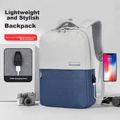 Brinch Torba za laptop, Sivo-plava