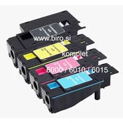 Komplet Fenix 6000-6010-6015 Bk+C+M+Y novih tonerjev za Xerox Phaser 6000, Xerox Phaser 6010, Xerox Workcentre 6015 kapacitete enake originalu