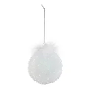 Kugla Za Jelku Staklena 8cm Feather