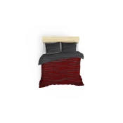 LEssentiel Maison Komplet posteljina Verda Claret, 240x220cm, Crveno-siva