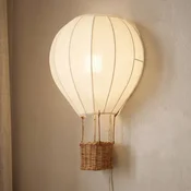 Lindby otroška stenska svetilka Aeris, bež, 44 cm, iz tekstila, E27 - otroška soba - bež, svetlo lesno - Tkanine/tekstil