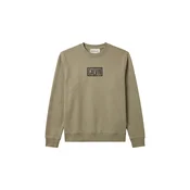 Calvin Klein Jeans Majica temno bež / črna