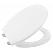 Straniščna deska Soft Close ADINA , duroplast/bela - Bela - 24 - 45.10 - Duroplast - SOFT CLOSE - Sapho - 37.60 - Okrogla - 37,6x45,1 cm