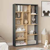 Hanah Home Polica za knjige, Antracit