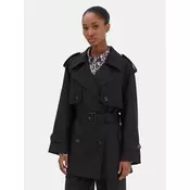 JOOP! Trenčkot Carrie 30101902 Črna Regular Fit