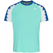 Head Topspin majica Men Turquiose/Print Vision M