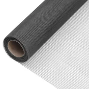 Vidaxl Mreža iz steklenih vlaken 112x2000 cm črna