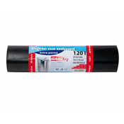 Vrečka za odpadke EXTRA FULL črna 70x110cm 120l 50 mic 25pcs