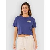 Rip Curl Surf Side Cropped ženska majica navy