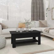 Stolic za kavu crni 102 x 55 x 42 cm od konstruiranog drva