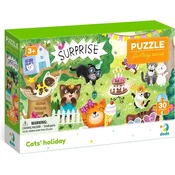 DoDo Puzzle Fantasy: Mačje počitnice 30 kosov