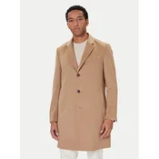 BOSS Vuneni kaput Hyde 50549187 Bež Slim Fit