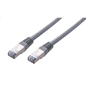 C-TECH Patchcord Cat5e, FTP, siv, 2m
