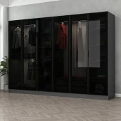 Hanah home Ormar Kale 270x190x52cm Crni