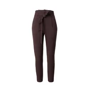 VERO MODA Hlače z naborki VMEva čokolada