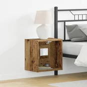 Floating Shelf with LED Light 2 pcs Smeda 40 x 28,5 x 40 cm