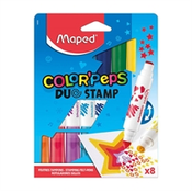 Flomasteri Maped Colorpeps Duo, 8 komada
