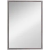 Homestar Stensko ogledalo 50x70 cm z okvirjem v lesnem videzu