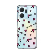 Torbica Silikonska Print Skin za Honor X7a Heart Pattern