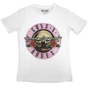 Guns N Roses Classic Logo White L Ženske Majica
