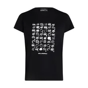 Karl Lagerfeld Majica črna/bela
