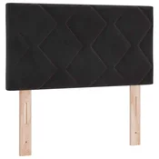 Vidaxl Vzglavje Črna 80 cm Žamet