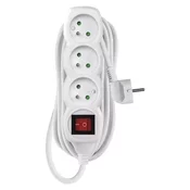 Emos Podaljševalni kabel s stikalom, 3 vtičnice, 5 m