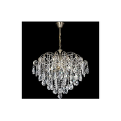 Kristalni luster na lancu 6xE27/60W/230V