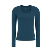 Deha LONG SLEEVE STRETCH T-SHIRT, ženska majica, modra D52012