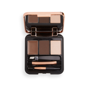 Makeup Revolution London Brow Sculpt Kit paletica za obrve 2,2 g nijansa Dark Brown za žene