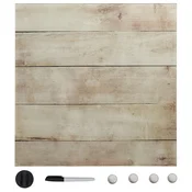 shumee Stenska magnetna tabla iz stekla 50x50 cm