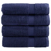 Premium rucnici za ruke SOLUND 4 kom. tamnoplavi 50x100 cm 600 g/m2