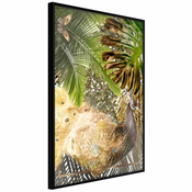 Poster - Fairy-Tale Peacock in the Jungle 30x45