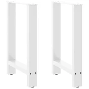 Noge za blagovaonski stol bijele 2 kom 50 x (72-73) cm celik