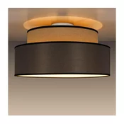 Plafonska svetiljka GRACE 1xE27/60W/230V precnik 40 cm bež/braon