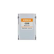 Kioxia SSD CD8-R 7.68TB U.2 (15mm) NVMe Gen4 SIE Read Intensive DWPD 1 | KCD8XRUG7T68