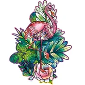Lesena sestavljanka - Flamingo / L KP22017