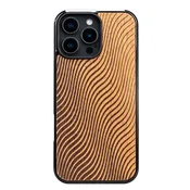 shumee Lesen ovitek Bewood za iPhone 16 Pro Max WAVES MERBAU