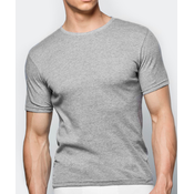 Mens short sleeve T-shirt ATLANTIC - gray