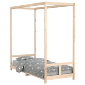 MAISON CHIC Otroški posteljni okvir - Otroški ležaj 80x200 cm trdna borovina-J2690, (21794192)