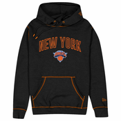 New York Knicks New Era City Edition 2023 Black pulover sa kapuljacom