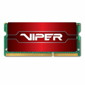 Patriot Memory VIPER 4, 16 GB, 2 x 8 GB, DDR4, 3600 MHz, 288-pin DIMM, Crno, Crveno