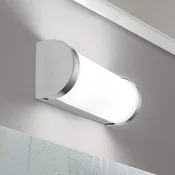 ORION Zidna kupaonska lampa Tea 25,5 cm, nikal - kupaonica - Moderan - bijela mat - Staklo