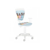 NOWY STYL MINISTYLE WHITE TS22W GTP28W CATS IN POTS Stolica za decu, Šarena