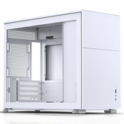 Jonsbo D31 STD WHITE Micro-ATX ohišje, kaljeno steklo - bela