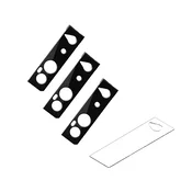 shumee 4x STEKLO ZA KAMERO ZA GOOGLE PIXEL 6 ČRNO + PROZORNO OJAČANO