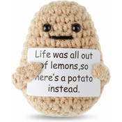 Generic Mini Fun Positive Potato Positive Potato Crochet Cute Wool Fun Knitting Positive Potato Doll Cheer Novoletno darilo Darilo za rojstni dan Prijatelji Party Decoration Spodbuda, (21124874)